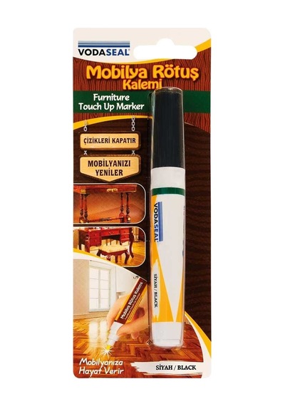 Vodaseal Mobilya Rötuş Kalemi Tekli Siyah 0,750 L