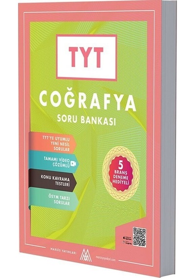 TYT Coğrafya Soru Bankası -  Marsis Yayınları