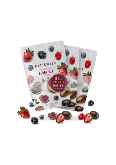Berry Mix Draje, 60g X 3 Adet