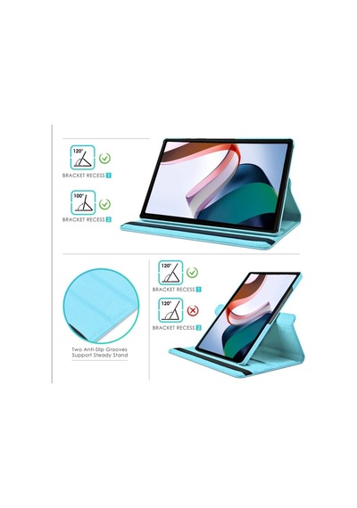 Xiaomi Redmi Pad 4gb / 6gb 128gb 10.6" Tablet Uyumlu Dönebilen Standlı Kapaklı Kılıf Kılıf