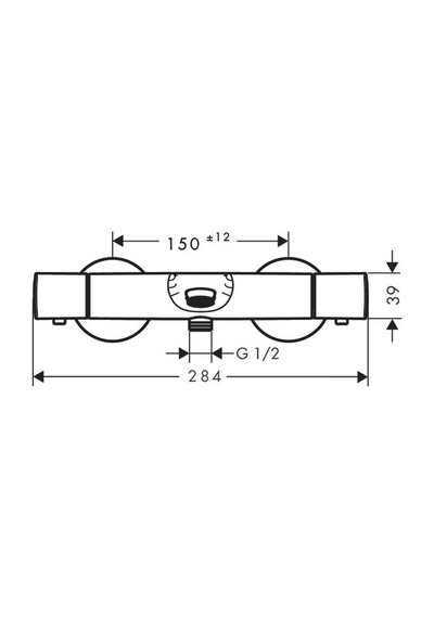 Hansgrohe Ecostat Termostatik Banyo Bataryası 13123000
