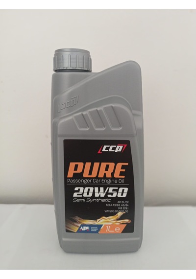 Ccp Pure Semi Synhetic 20W-50 Motor Yağı 1 L