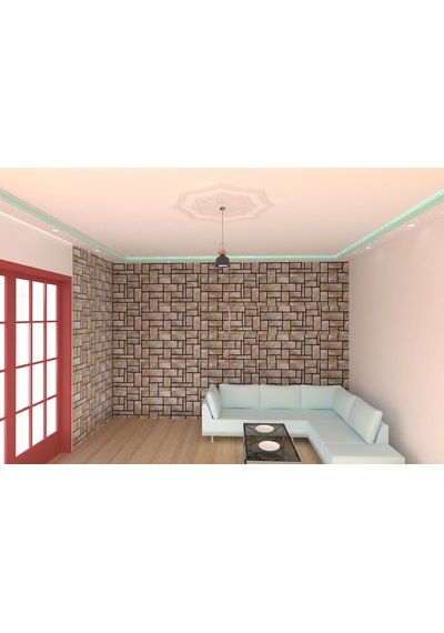 Motifpiyer Lamba Tavan Göbeği 53-model-16gen-91cm-dış-çitalı Beyaz