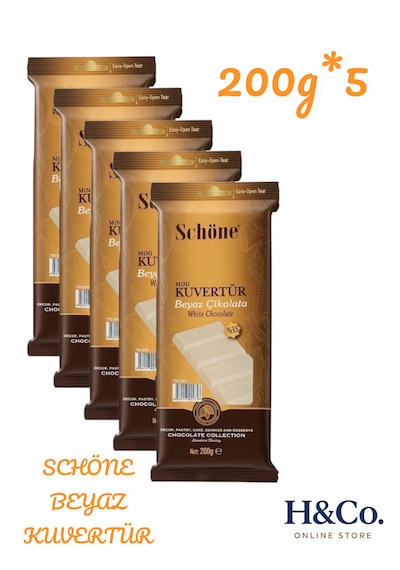 Schöne Profesyonel Mini Beyaz Kuvertur 200gr 5