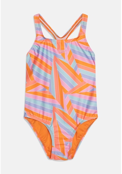 Speedo Allover Printed Medalist Kız Çocuk Yüzücü Mayosu Turuncu-mavi Turuncu-mavi Speedo Allover Printed Medalist Kız Çocuk Yüzücü Mayosu Turuncu-mavi Turuncu-mavi