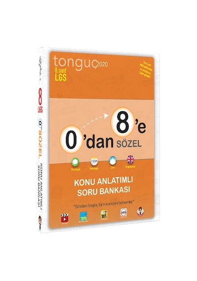 Tonguç 0’Dan 8’E Sözel Konu Anlatımlı Soru Bankası