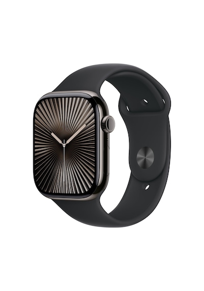 Apple Watch Series 10 GPS + Cellular 46 MM Titanyum Kasa Spor Kordon S/M Akıllı Saat (Apple Türkiye Garantili)
