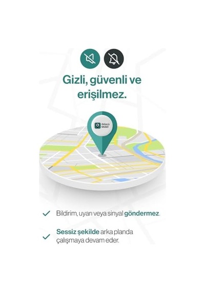 Ayrex Gözcü Mobil Ios Android Uyumlu Airtag 10/30 Ay Batarya Ömrü Anlık Geçmişe Dönük Konum Gps Araç Motor Ço