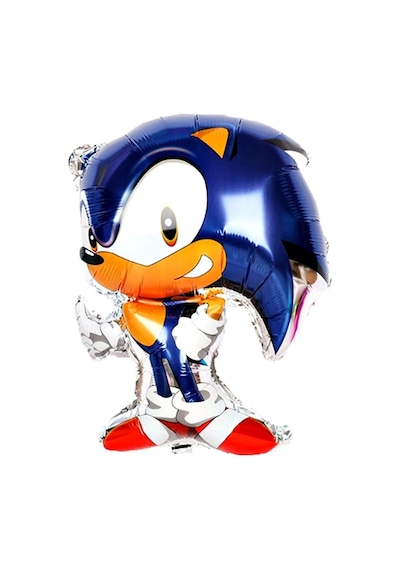 Tilki Sonic Folyo Balon Sonic Boom Konsept Folyo Balon 65 Cm 1 Adet çok renkli