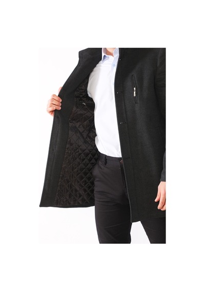 Plt9386 Dewberry Erkek Palto-antrasit Antrasit