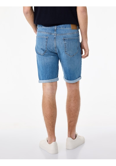 Koton Normal Bel Pamuklu Bermuda Slim Fit Jean Şort Orta İndigo 6sam40285nd Koton Normal Bel Pamuklu Bermuda Slim Fit Jean Şort Orta İndigo 6sam40285nd
