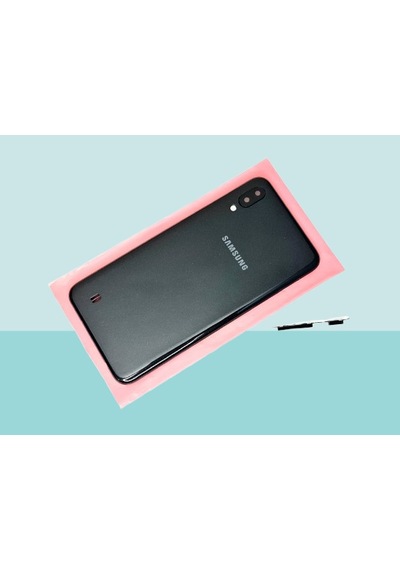Samsung Galaxy M10 Uyumlu Full Kasa Arka Kapak Batarya Kapağı - Siyah Çok Renkli