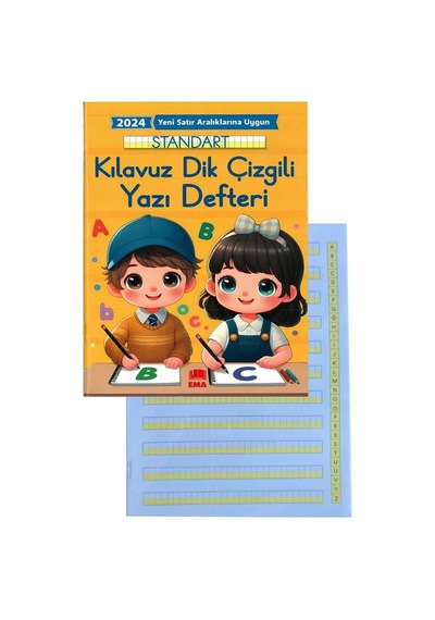 Kılavuz Dik Çizgili Güzel Yazı Defteri Orta Boy Fatih Kırmızı Ve Siyah Jumbo Kurşun Kalem Sınav Silgisi Kalemtraş Defter