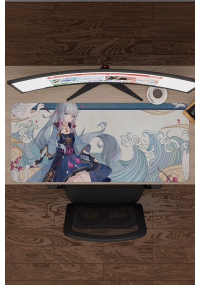 Ayaka Genshin Impact Anime Gacha V2 - 90x40 Xxl Gaming Mouse Pad Fare Altlığı