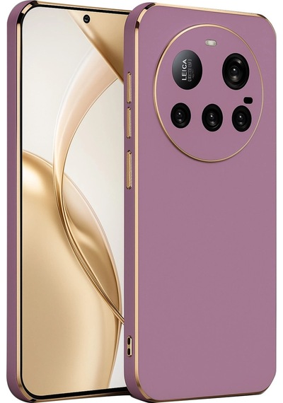 Xiaomi Mi 15 Ultra Kılıf Volet Silikon Mor