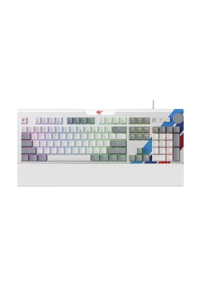 Havit Gamenote Kb898l Pro Rgb Mekanik Oyuncu Klavye Rgb, Full-key Rollover, Ses Tekeri, Bilek Destekli