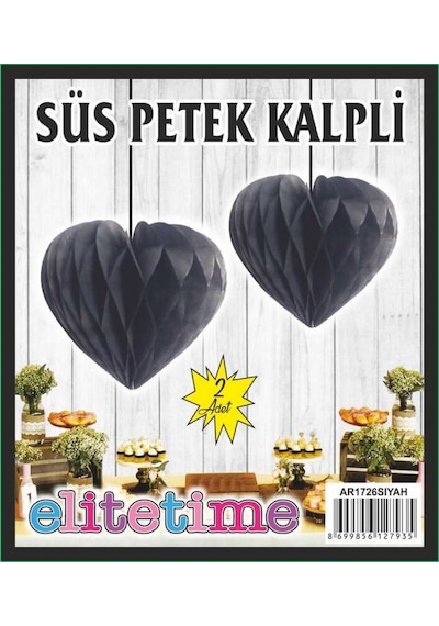 SÜS PONPON KALPLİ SİYAH PK:2