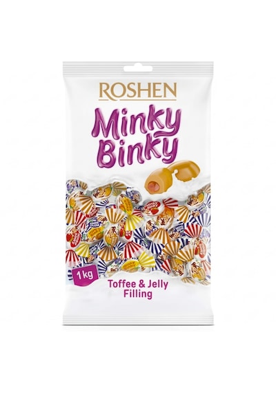 Roshen Minky Binky Toffee & Jelly Filling 1kg