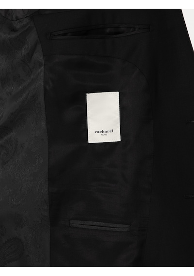 Cacharel Siyah Slim Fit %100 Yün Klasik Takım Elbise Cacharel Siyah Slim Fit %100 Yün Klasik Takım Elbise