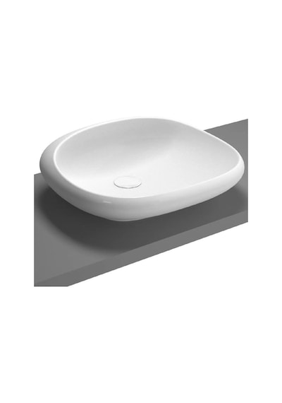 VitrA İstanbul 4520B403-0016 Çanak Lavabo, 50 CM Beyaz, VitrA Clean