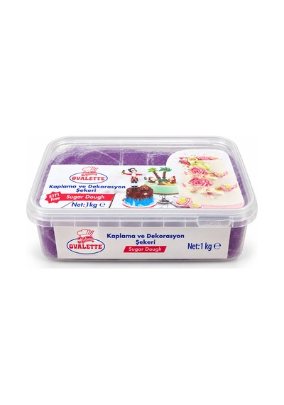 Ovalette Şeker Hamuru Mor 1 Kg