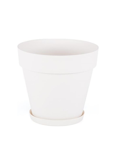 Omnipazar So-ys04 Yalı Saksı Tabaklı 6 Lt No 4 Beyaz 15001