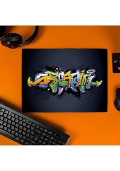 Grafiti Tasarımlı Tasarımlı 40x30 Mousepad