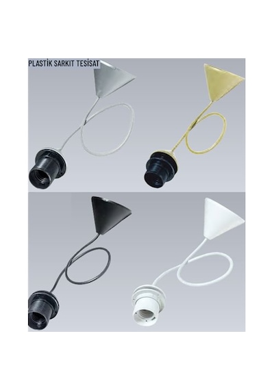 E27 Plastik Sarkıt Tesisat