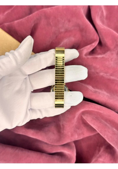 Vintage Gold Yuvarlak Kasa Kadın Kol Saati Altın