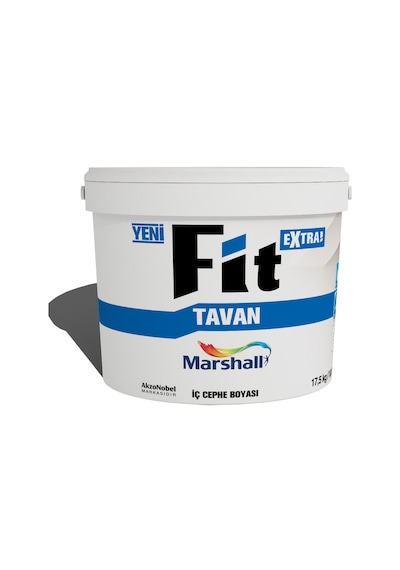 Marshall Fit Extra Tavan Boyası 10 Kg Beyaz 10 KG