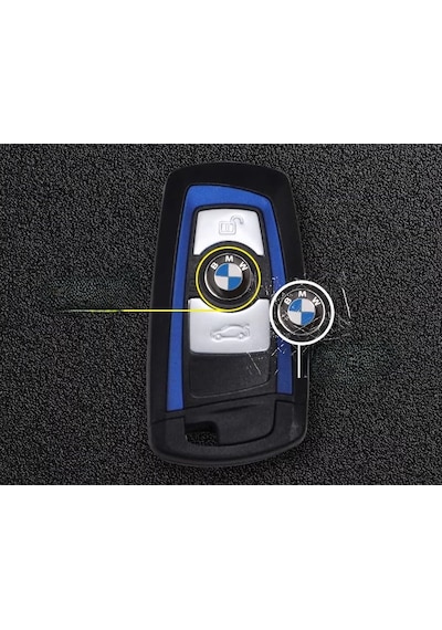 Bmw Uyumlu Anahtar Amblemi Logo 1 Adet 11 Mm Damla Etiket A Kalite