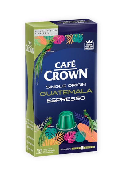 Single Origin Espresso Guatemala Kapsül Kahve 10 Adet 5,2gr Nespresso Uyumlu Alüminyum Kapsül Kahve