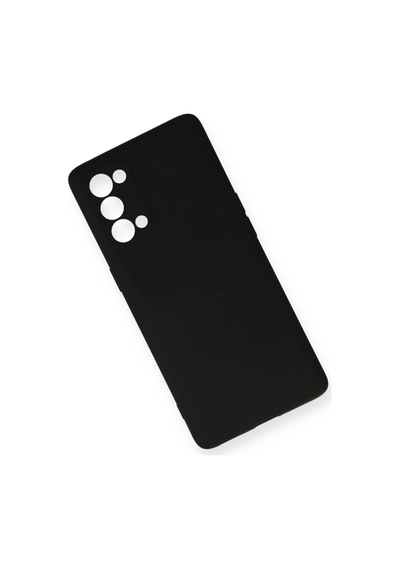 Oppo Reno 5 Pro Uyumlu Kılıf Nano İçi Kadife Silikon - Siyah