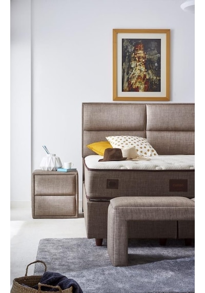 Nironyatak Organic Cotton Yatak 200X200 Çift Kişilik Doğal Pamuk Kumaşlı Eks