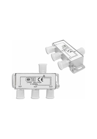 3C Uydu Splitter 3 Lü Kablo Tv Rg6 Anten Çoklayıcı Dağıtıcı