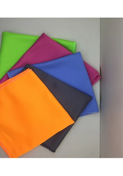 Larimar Mikrofiber Baklava Desenli Cam ve Temizlik Bezi 6'lı 40 x 40 CM