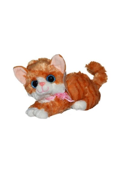 Toprock Peluş Miyavlayan Sesli Kedi 35cm Beyaz