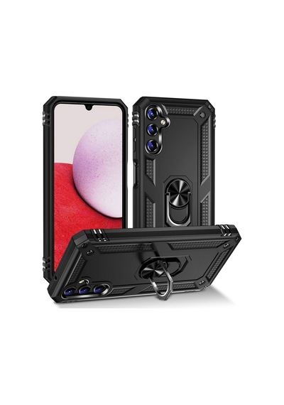 Samsung Uyumlu Galaxy A14 Kılıf Zore Vega Kapak Siyah