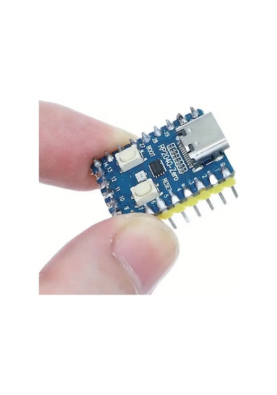 Raspberry Pi Zero Rp2040 Dual Core 133mhz 2mb Modül Arm Cortex-m0+ 264kb Type C Mini Bilgisayar