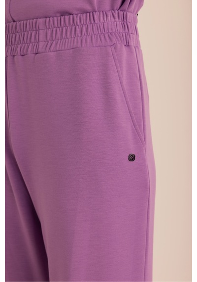 Aker Logo Detaylı Jogger Eşofman Altı Mor Mor