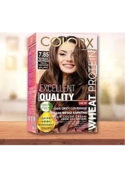 Colorx Saç Boyası Set - 7.85 Açık Kestane