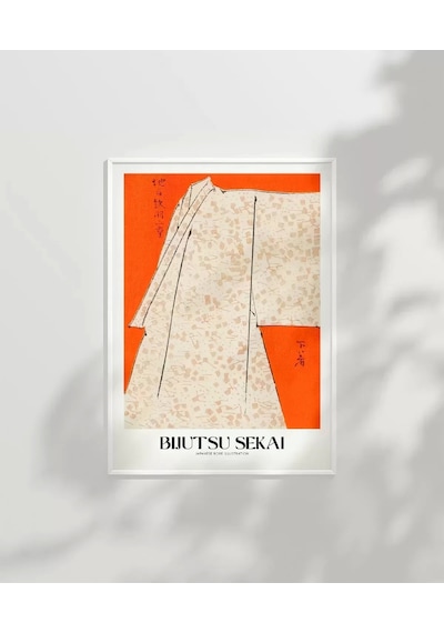 Çerçevesiz Poster Bijutsu Sekai Japon Elbise