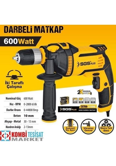 Darbeli Matkap 600 Watt