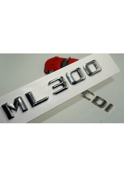 Benz ML 300 CDI Bagaj Krom Metal 3M 3D Yazı Logo