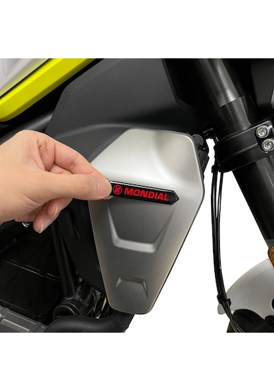 Mondial Kırmızı 3D Arma Sticker Yapıştırma 2 Adet