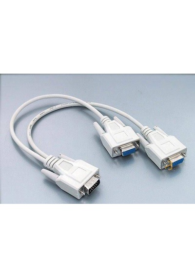 Vga To 2 Vga Çoklayıcı Kablo Y Kablo