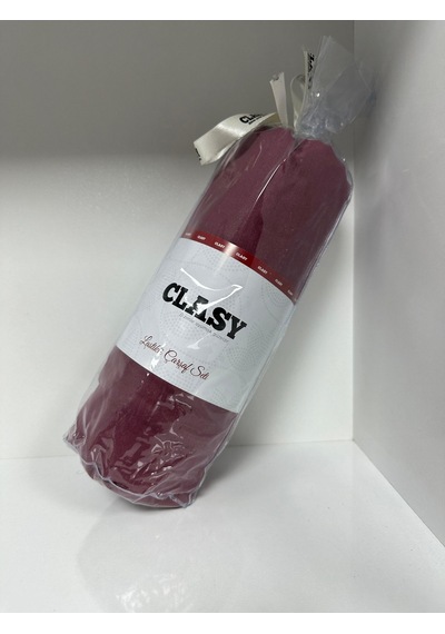 Clasy Ranforce Lastikli Çarşaf Seti Tek Kişilik Düz Bordo