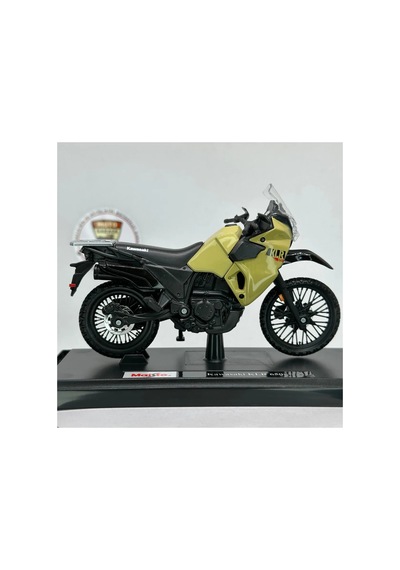 Kawasaki Klr 650 Maket Motor - 1:18 Maisto Diecast