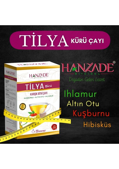 Tilya Kürü Form Çayı Kuşburnu Altın Otu Ihlamur 20 Süzen Poşet