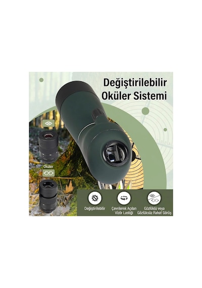 Sv28plus 20-60x60mm Su Geçirmez Av Ve Doğa Gözlem Dürbünü Çok Renkli